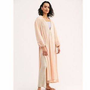 Free People Primrose Maxi Dress in Shell Pink